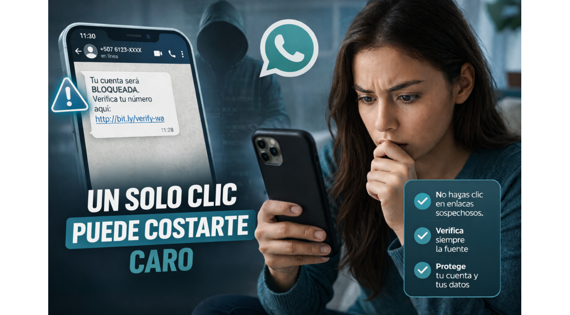 Un solo clic puede costarte caro: guía para no caer en estafas por WhatsApp